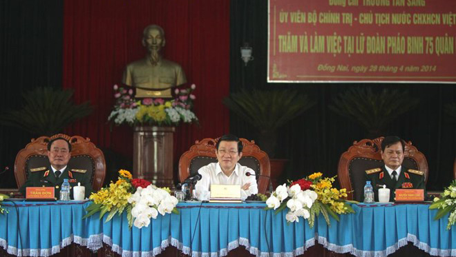 Presidente trabaja con unidades de la séptima Zona militar